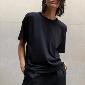 NWT Soldout.nyc Oversized Black Cotton Crewneck Tee